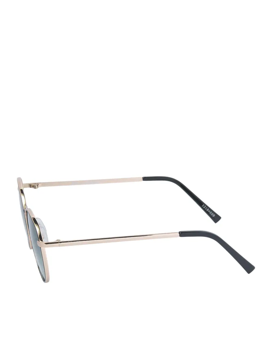 JACK & JONES Male Right Pointed Sunglasses, Gold, One Size | Modern & Comfortable for Men - main product image