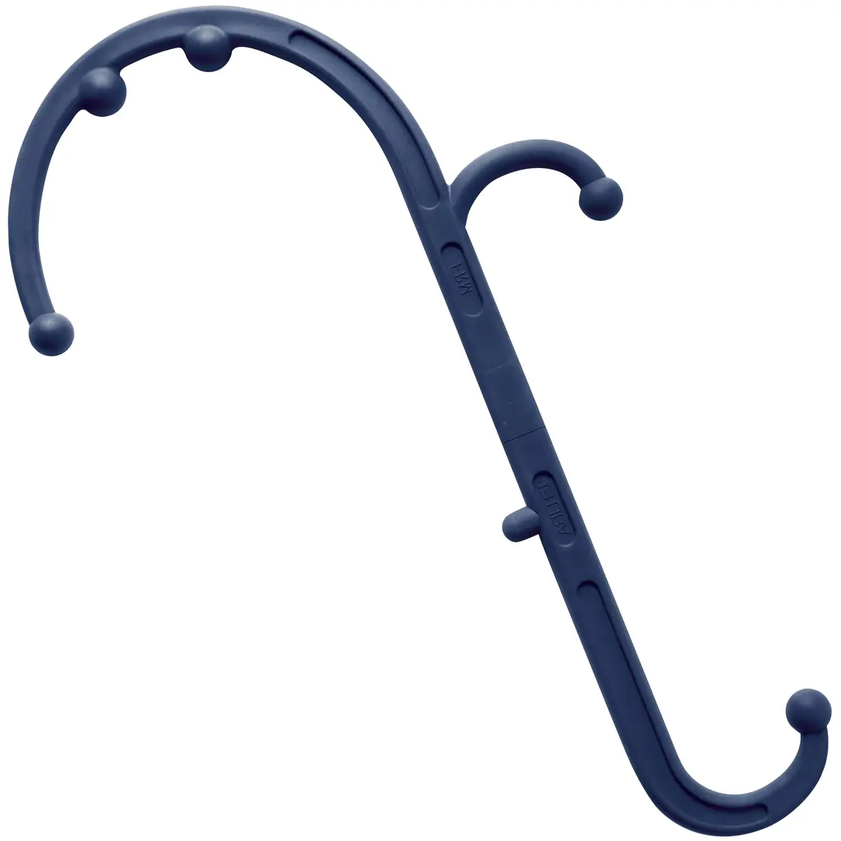LiBa Trigger Point Hook Massager Navy | Deep Tissue Muscle Knot Relief for Neck, Back, and Full Body - view 8