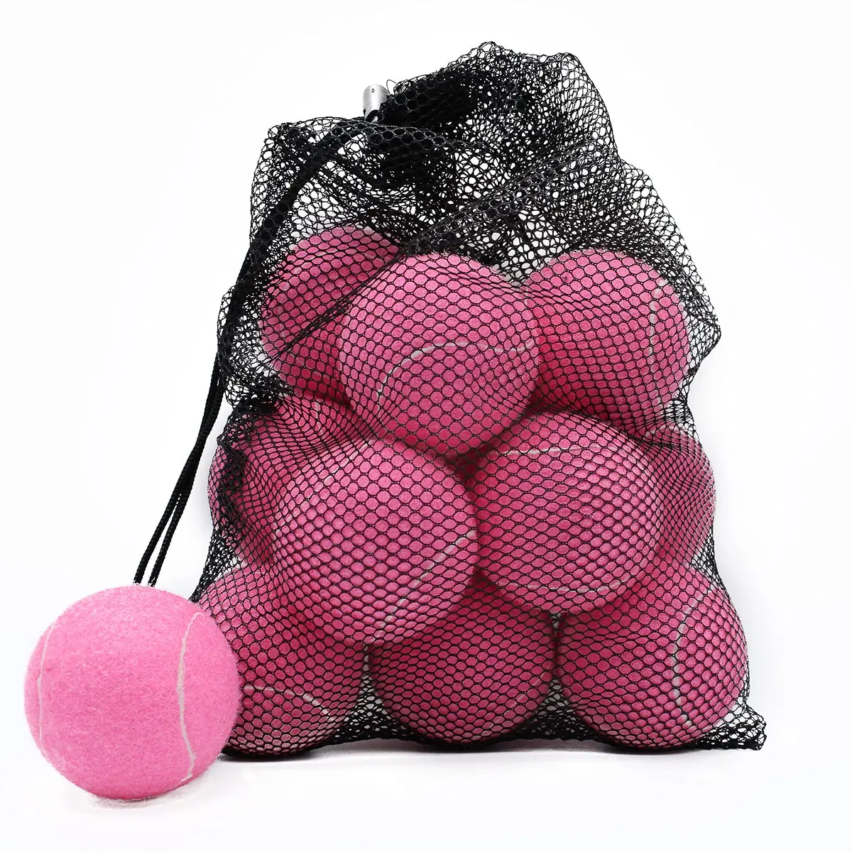 Magicorange Tennis Balls 12 Pack for Training & Pet Playing, Pink | Durable Rubber & Felt, Bright Colors - main product image