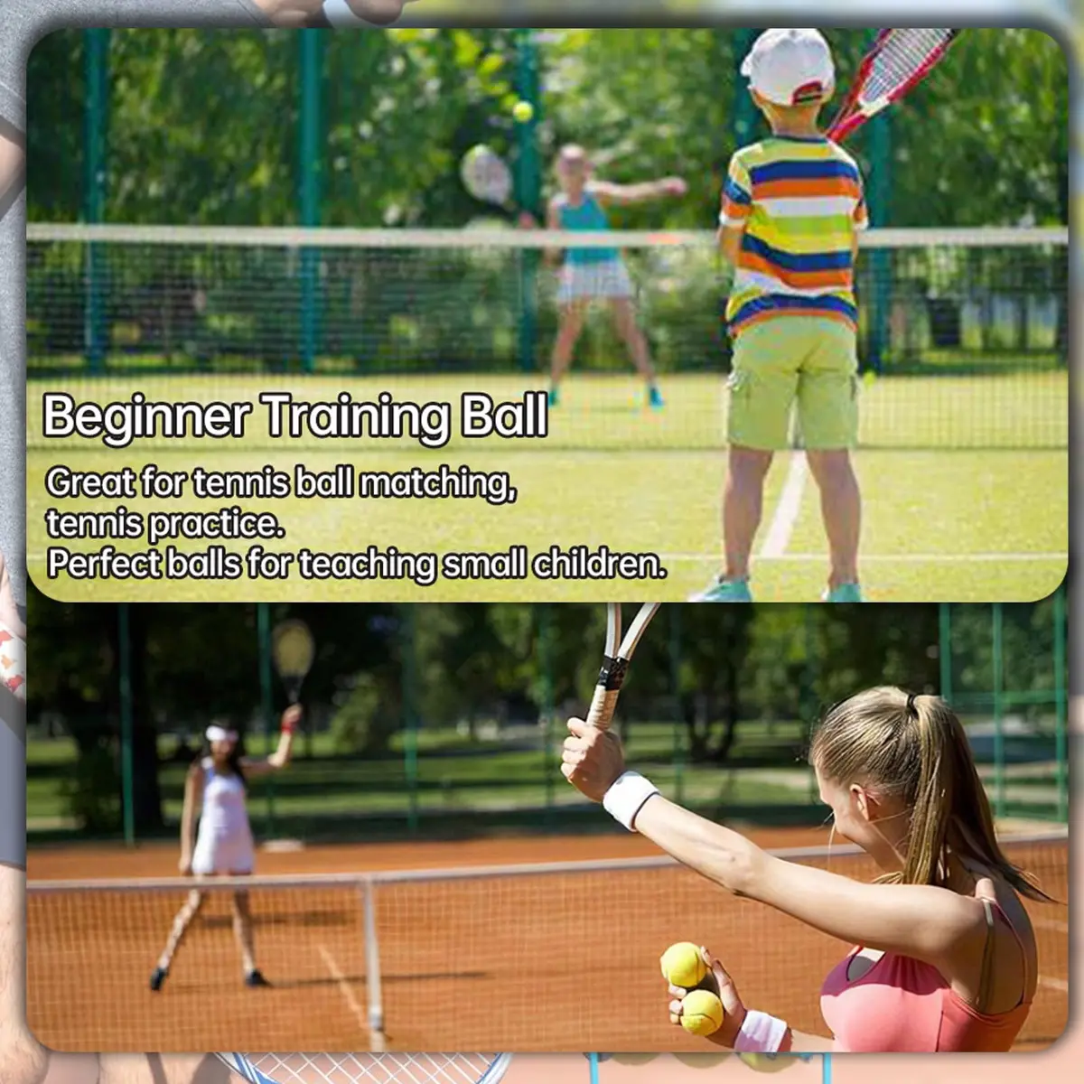 Magicorange Tennis Balls 12 Pack for Training & Pet Playing, Pink | Durable Rubber & Felt, Bright Colors - view 7