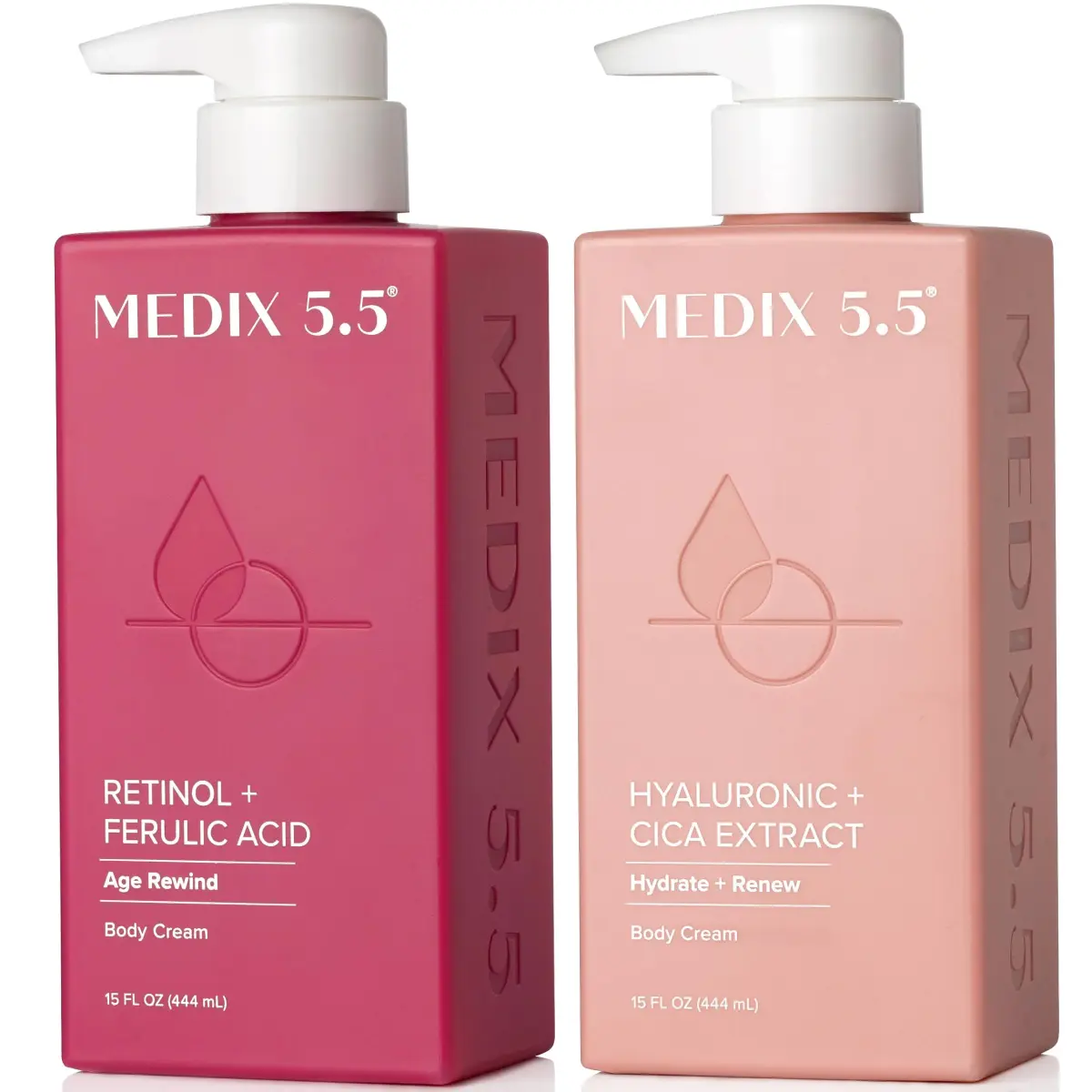 Medix 5.5 Retinol + Hyaluronic Acid Cream 2 Piece Set for Anti Aging & Hydration - main product image