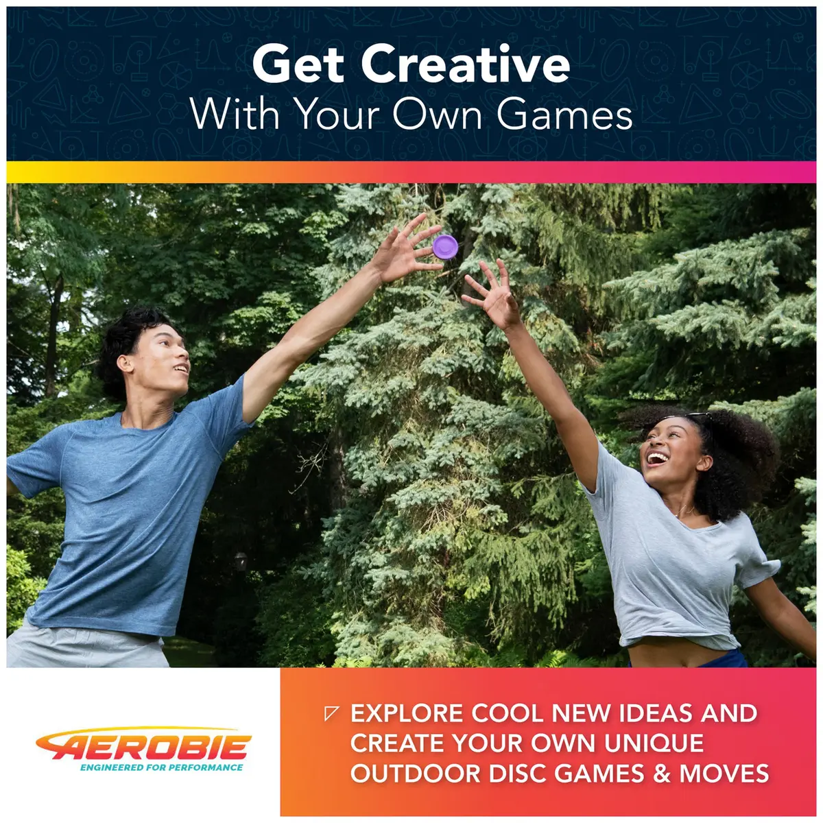 Aerobie Pro Lite Miniature Throwing Discs 3-Pack (2 Red, 1 Purple) | Perfect for Kids, Backyard Games & Disc Golf - view 6