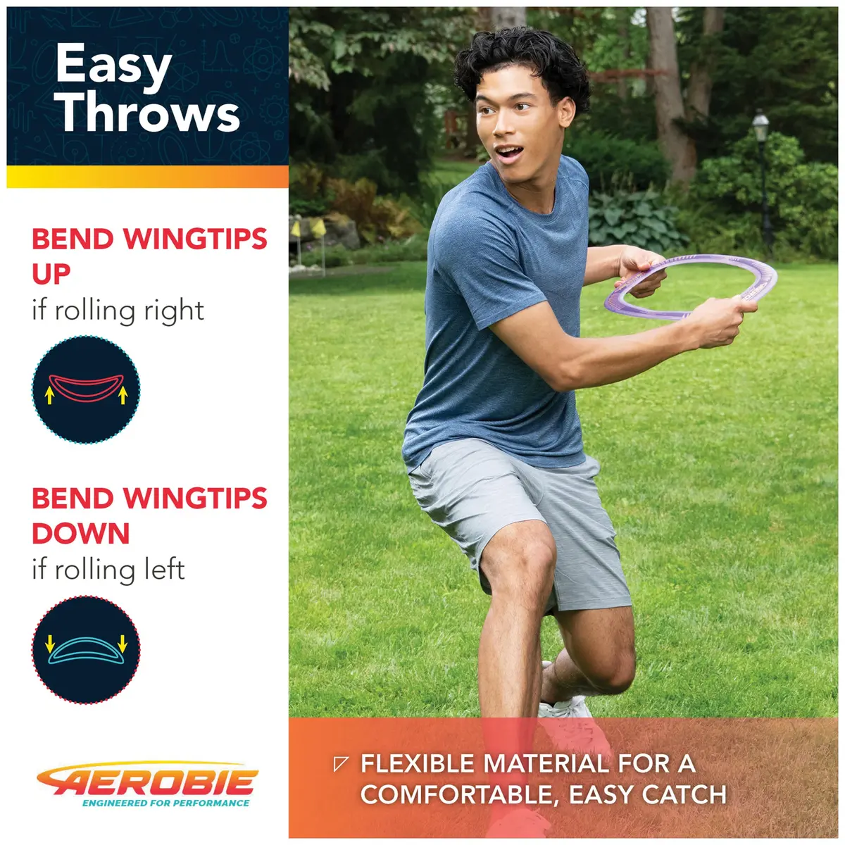 Aerobie Pro Blade Throw Ring Purple 35.56cm (14 inch) | World Record Distance Flying Disc - view 5