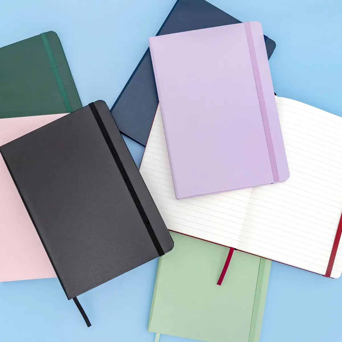PAPERAGE Lined Journal Notebook 3 Pack (Yellow) 160 Pages, 5.6 in x 8 in | Acid-Free 100 GSM Thick Paper - view 7