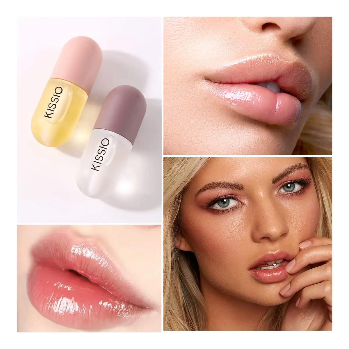KISSIO Lip Plumper Set 4PCS | Hydrating & Volumizing Lip Care for Day & Night - view 8