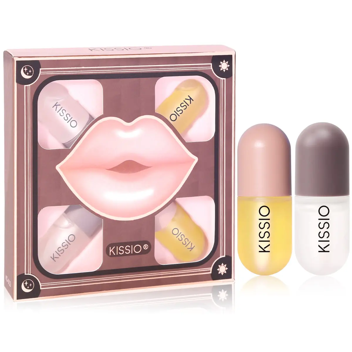 KISSIO Lip Plumper Set 4PCS | Hydrating & Volumizing Lip Care for Day & Night - view 2