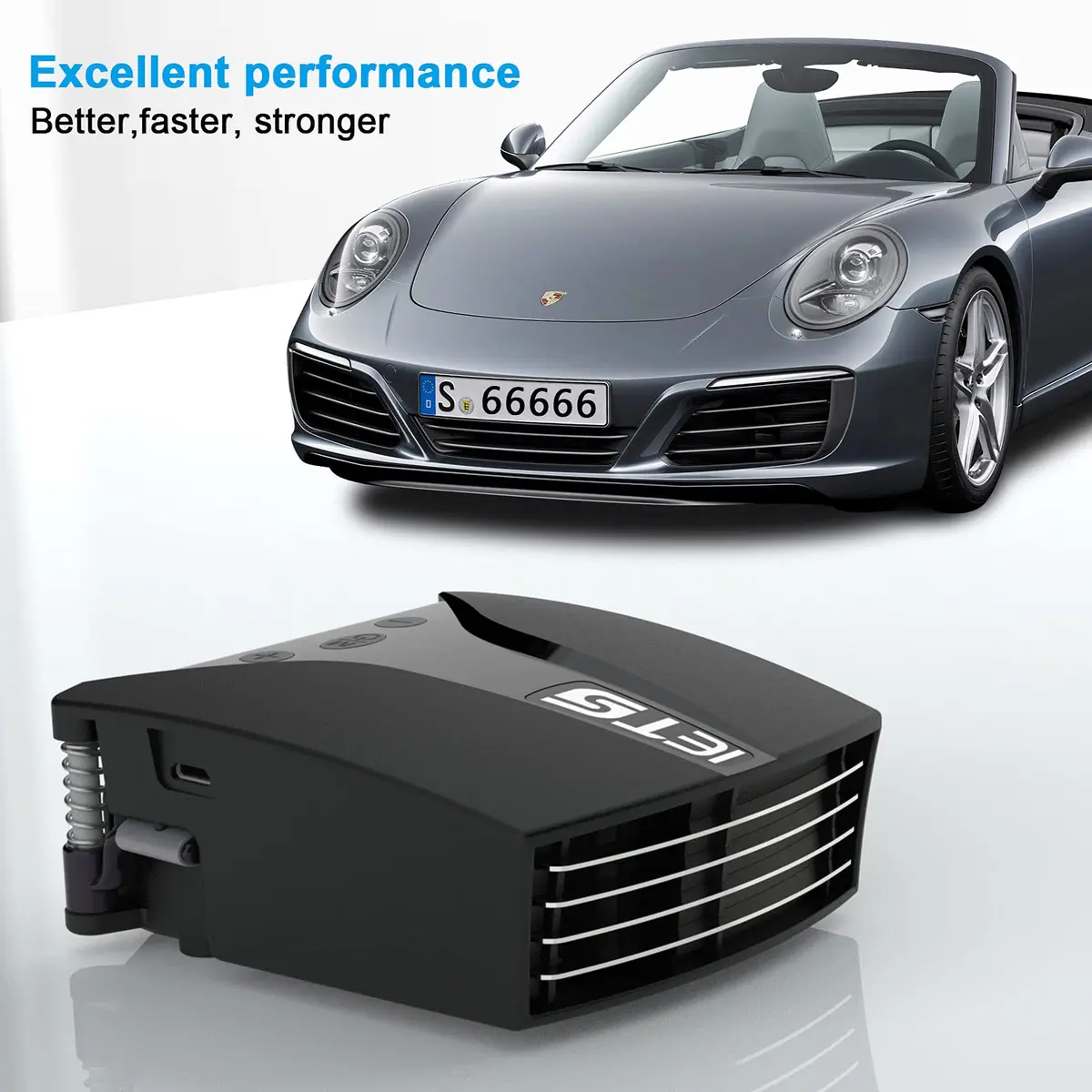 IETS GT202UB Vacuum Laptop Fan Cooler with Temperature Display | Rapid Cooling for Gaming Laptops - view 3