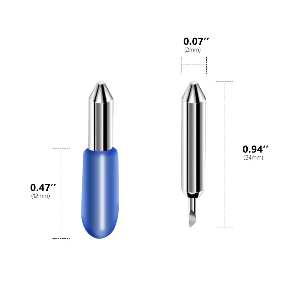 Mekote 30 PCS Replacement Blades for Joy & Joy Xtra Machines | 45°/30°/60° Fine Point Blades - view 2