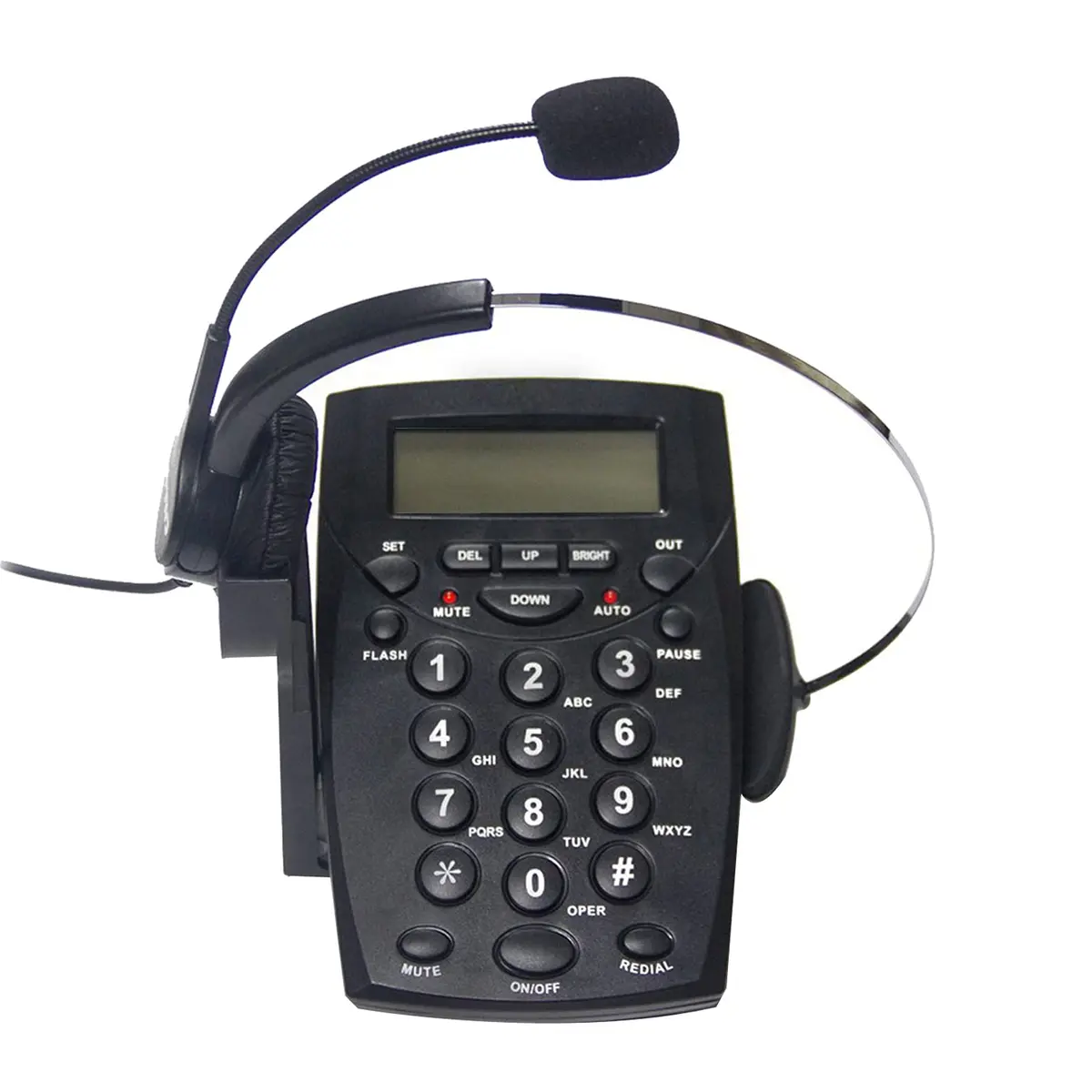 Benotek Landline Phone Headset with Noise Cancellation & Dialpad | Office & Home Use - view 3