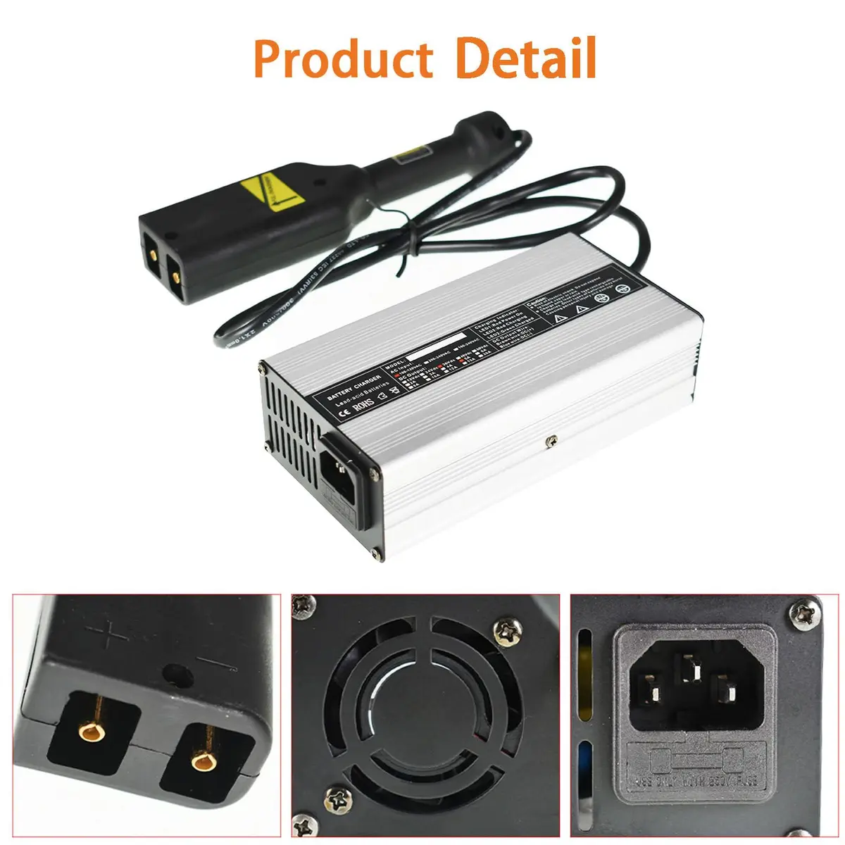 findmall 36 Volt 5 Amp Battery Charger Replacement for EZGO TXT Medalist | Lead-acid Battery Compatible - view 3