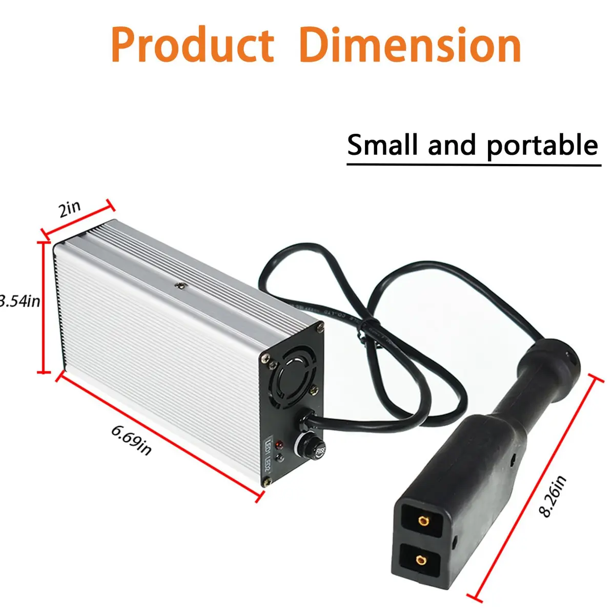 findmall 36 Volt 5 Amp Battery Charger Replacement for EZGO TXT Medalist | Lead-acid Battery Compatible - view 4