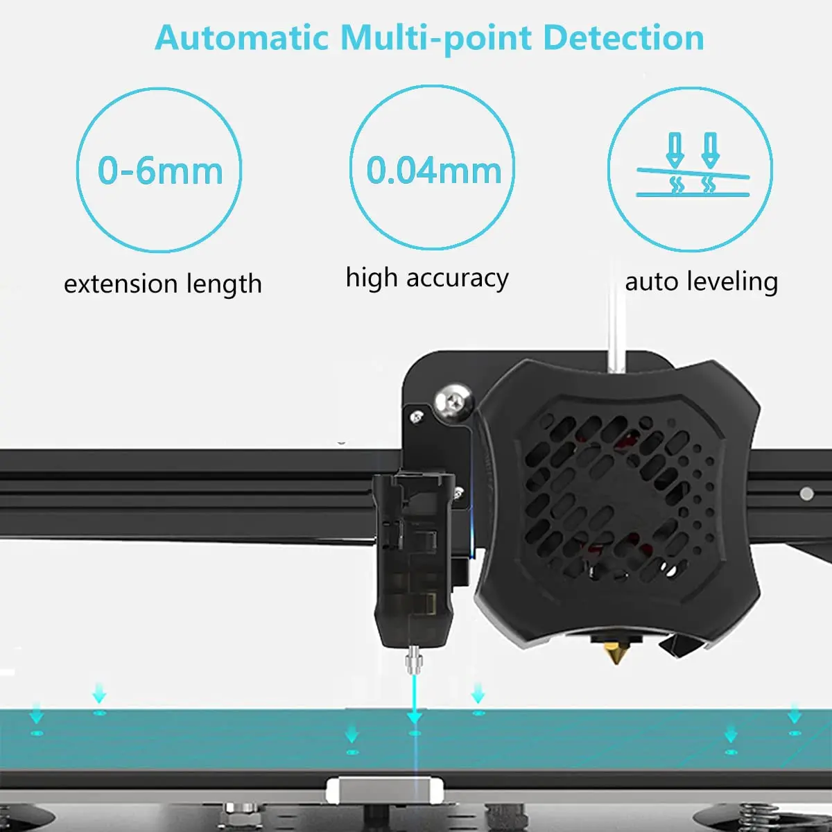 Comgrow Creality CR Touch Auto Bed Leveling Sensor Kit for 3D Printer with Metal Push Pin | High Precision, Long Service Life - view 2