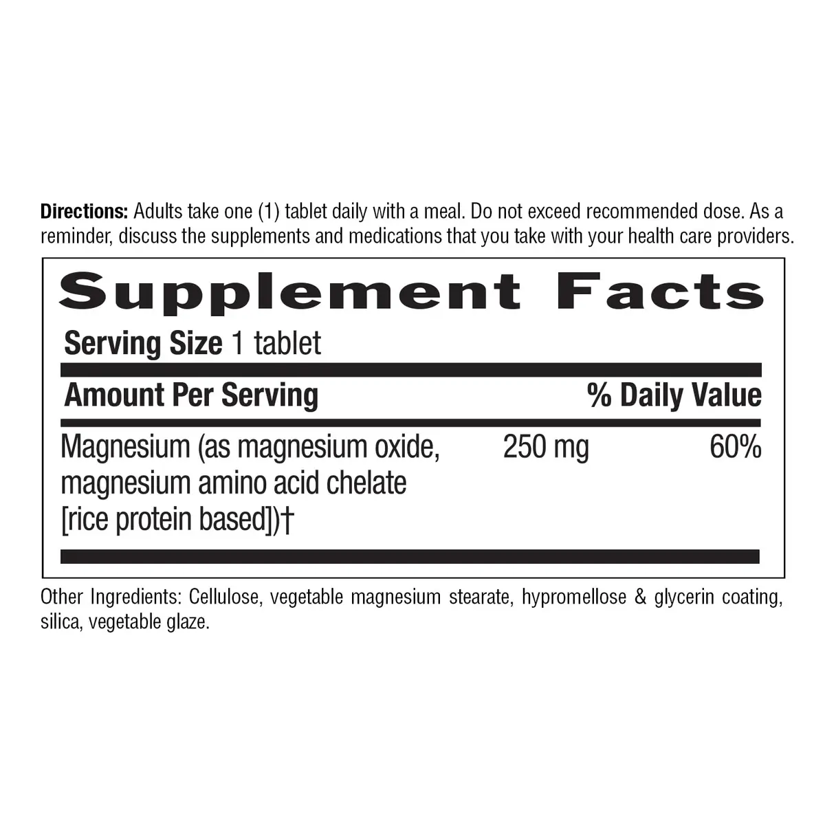 Country Life Chelated Magnesium 250 mg Tablets (240 Count, 240-Day Supply) | Supports Bone & Muscle Health - view 4