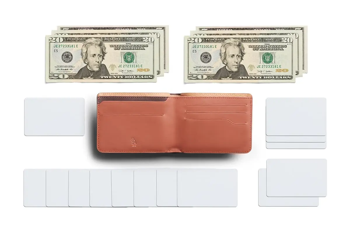 Bellroy Hide & Seek Wallet | Slim Leather Card Organizer with Hidden Bill Compartment (115mm x 85mm) - view 7