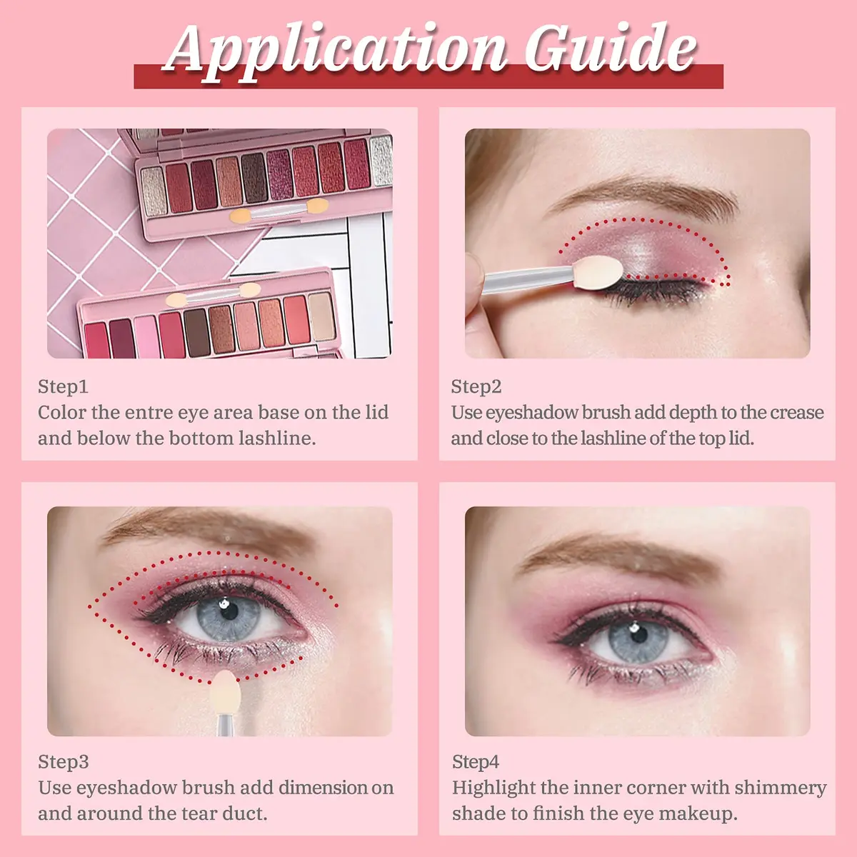 MORGLES Eyeshadow Applicators Sponge Clear Disposable 50PCS | Soft, Dual-Ended, Mess-Free Makeup - view 6