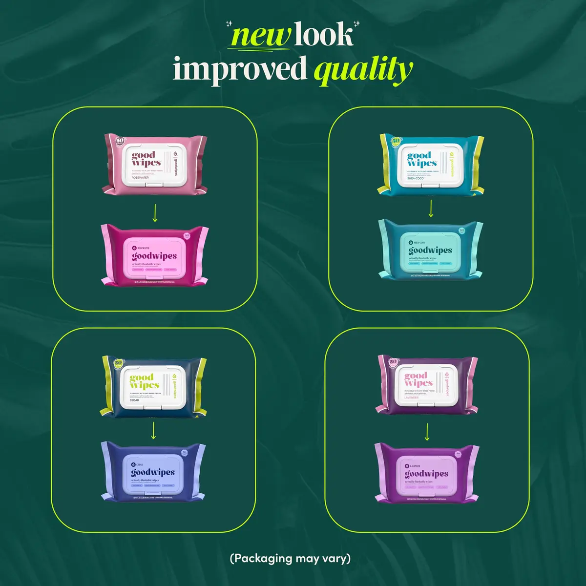 goodwipes Flushable Wipes Variety Pack 240 Count (Pack of 4) | Septic Safe & Biodegradable - view 6