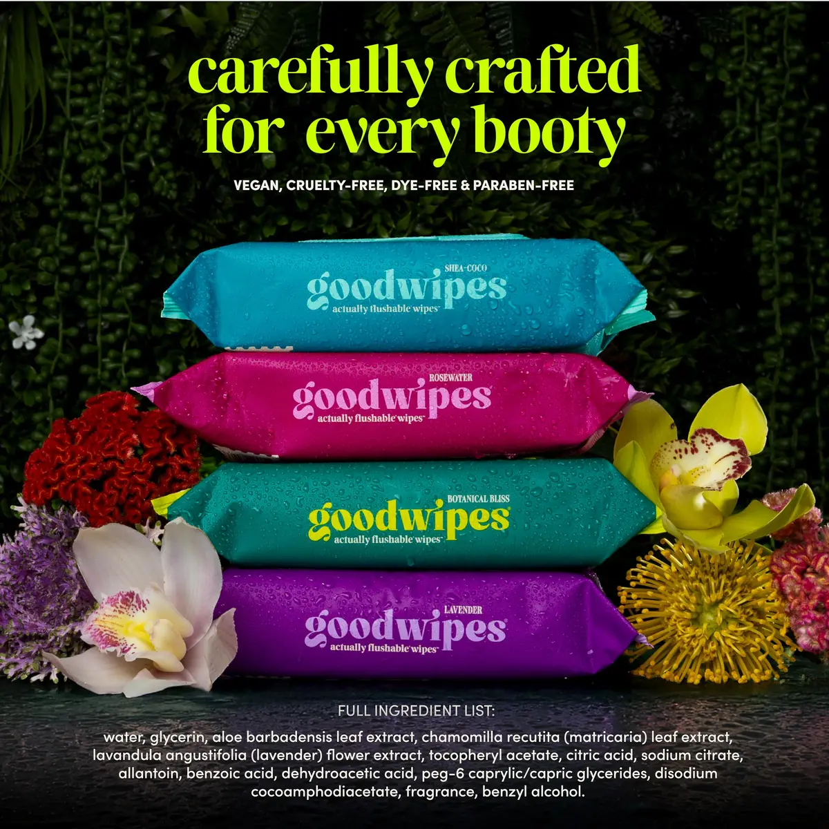 goodwipes Flushable Wipes Variety Pack 240 Count (Pack of 4) | Septic Safe & Biodegradable - view 7