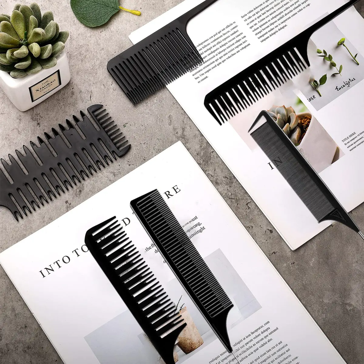 Patelai 6 Pcs Highlighting Comb Weaving, Various Style | Ideal for Hair Coloring - view 4