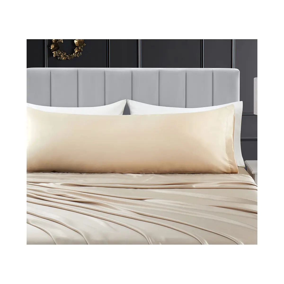 Aormenzy Satin Body Pillow Cover 20x54 Inches | Silky Soft & Cooling for Adults - view 7