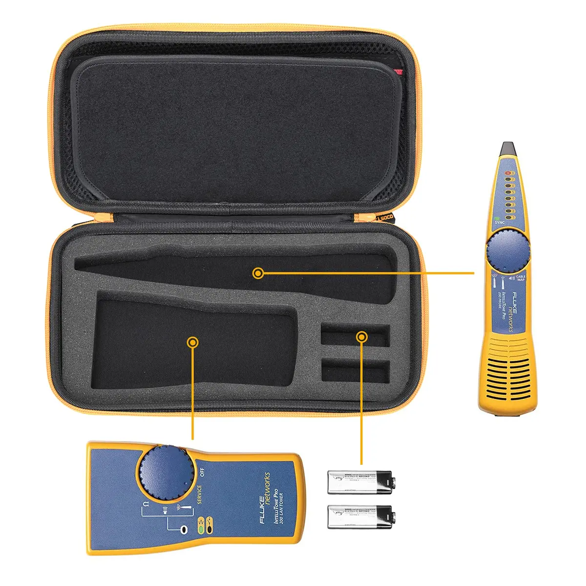 RLSOCO Case Replacement for Fluke Networks MT-8200-60-KIT IntelliTone Pro 200 Probe and Toner (Case Only) | Durable, Eco-Friendly Material - view 3