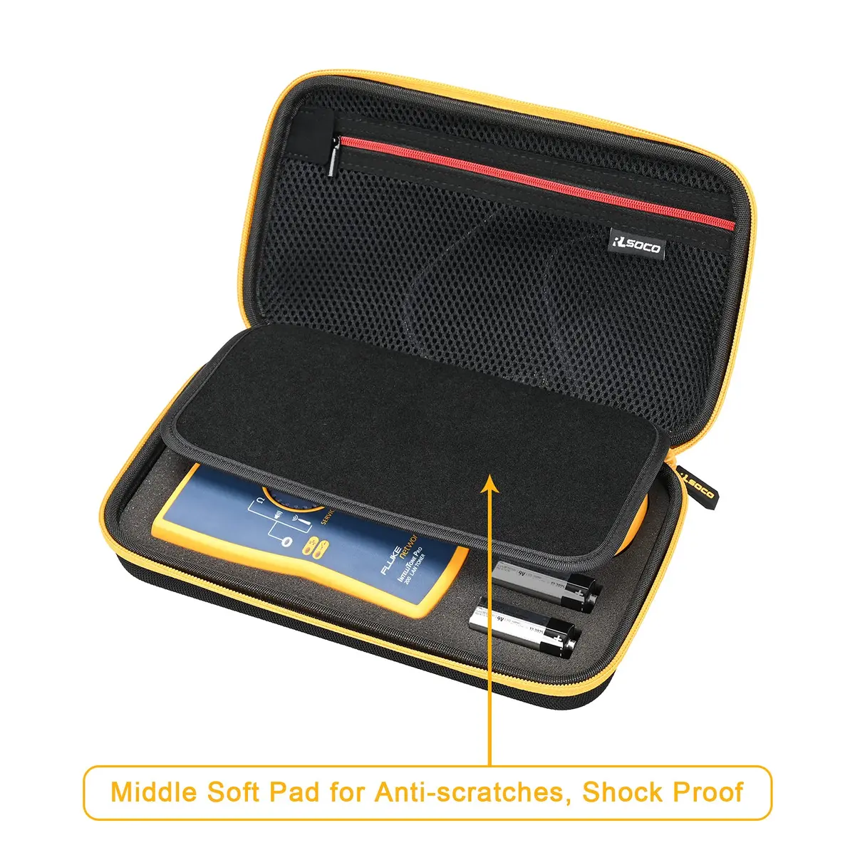 RLSOCO Case Replacement for Fluke Networks MT-8200-60-KIT IntelliTone Pro 200 Probe and Toner (Case Only) | Durable, Eco-Friendly Material - view 4