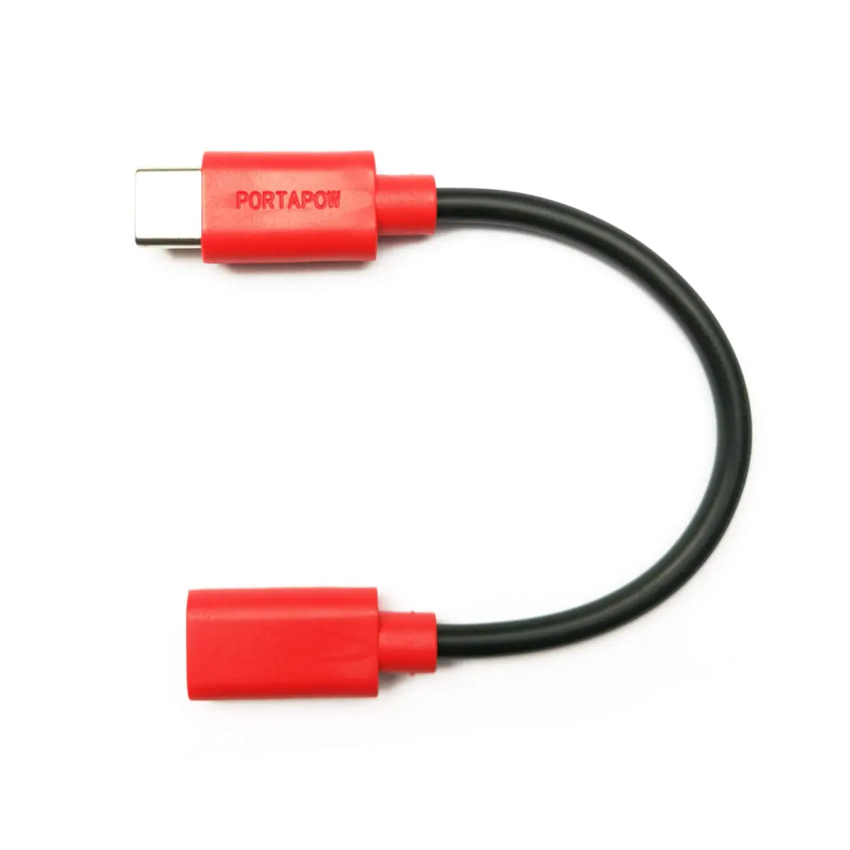 PortaPow USB-C Data Blocker Twin Pack (Red) | Secure Charging, Prevents Hacking - view 3