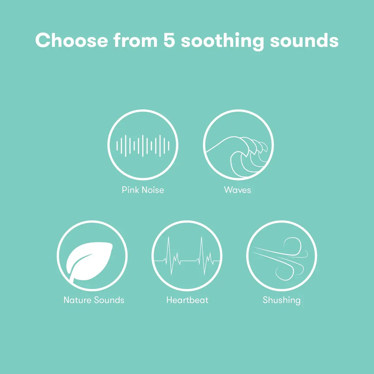 Frida Baby 2-in-1 Portable Sound Machine + Nightlight, White Noise | 18cm (7")H - view 3