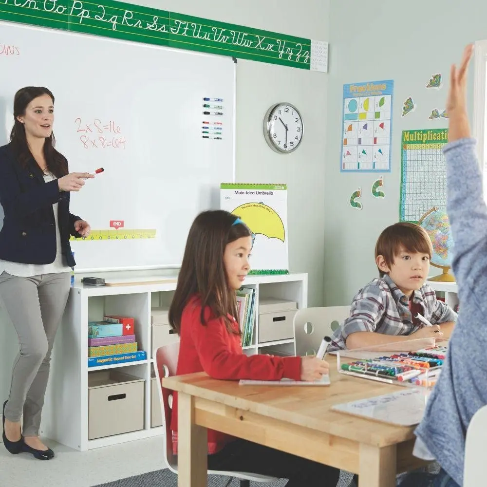 Ultimate Stationery Small White Board 9x12 Dry Erase Mini Lapboard 2 PK | Double Sided for Kids - view 7