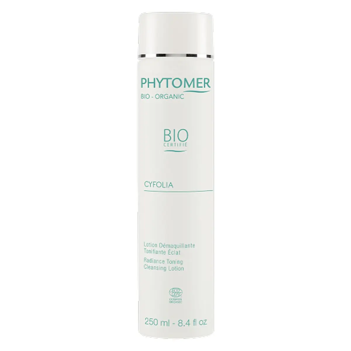 Phytomer Cyfolia Organic Face Toning Cleansing Lotion (250 ml) | Organic Marine Algae & Orange Water for Radiant Skin - main product image