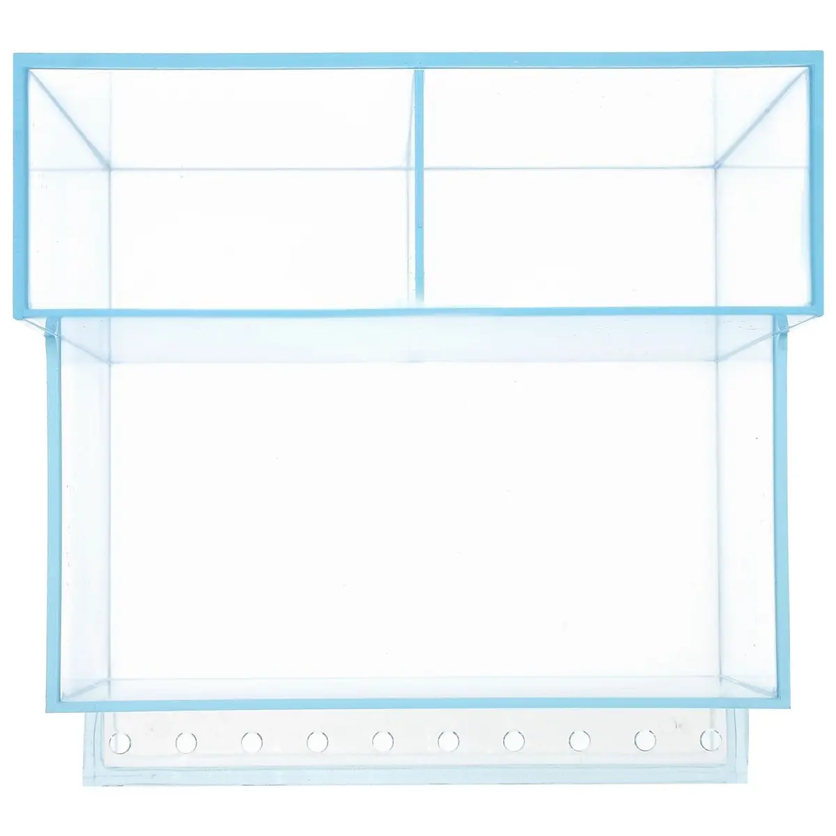 FRCOLOR Nail Drill Storage Box Clear Plastic Organizer Grinding Machine Holder for Salon and Home Use | Compact Nail Tool Organizer - view 2