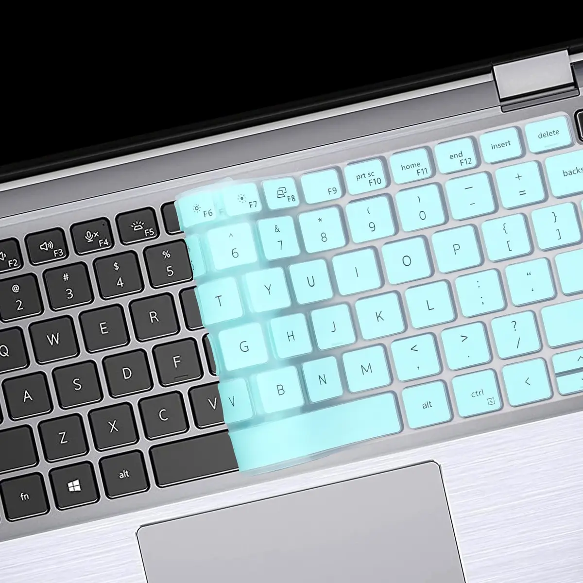 MUBUY-GOL Keyboard Cover for Dell Latitude 14" & 15.6" | Waterproof Silicone, Dustproof, Washable, US Layout, Hot Blue - view 6