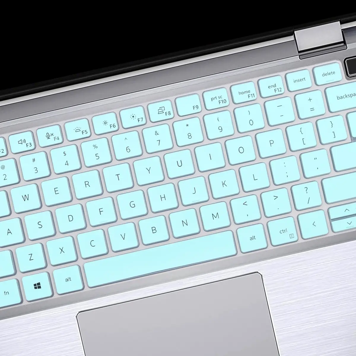 MUBUY-GOL Keyboard Cover for Dell Latitude 14" & 15.6" | Waterproof Silicone, Dustproof, Washable, US Layout, Hot Blue - view 4