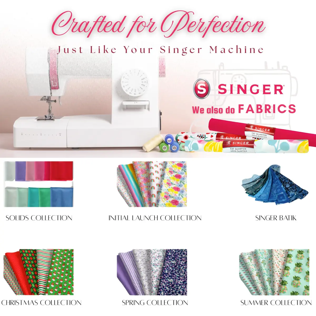 SINGER Fabrics 100% Cotton Quilting Fabric 2 Yard Precut | Bright Red for Sewing & Crafting - view 4