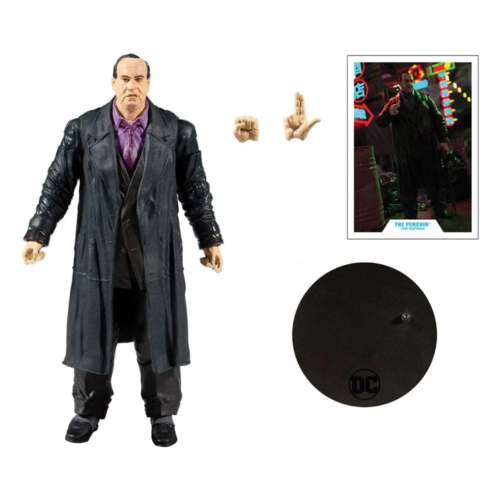 McFarlane Toys - DC Multiverse The Penguin Batman Movie 7" Action Figure with Accessories | Ultra Articulation & Collectible Art Card - view 7