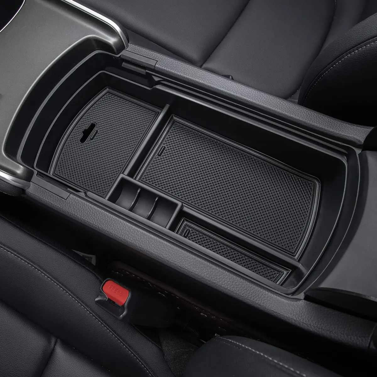 PIMCAR Center Console Organizer for Honda Accord 2018 2022 ABS Plastic Material | Extra Storage & Cord Routing - view 9
