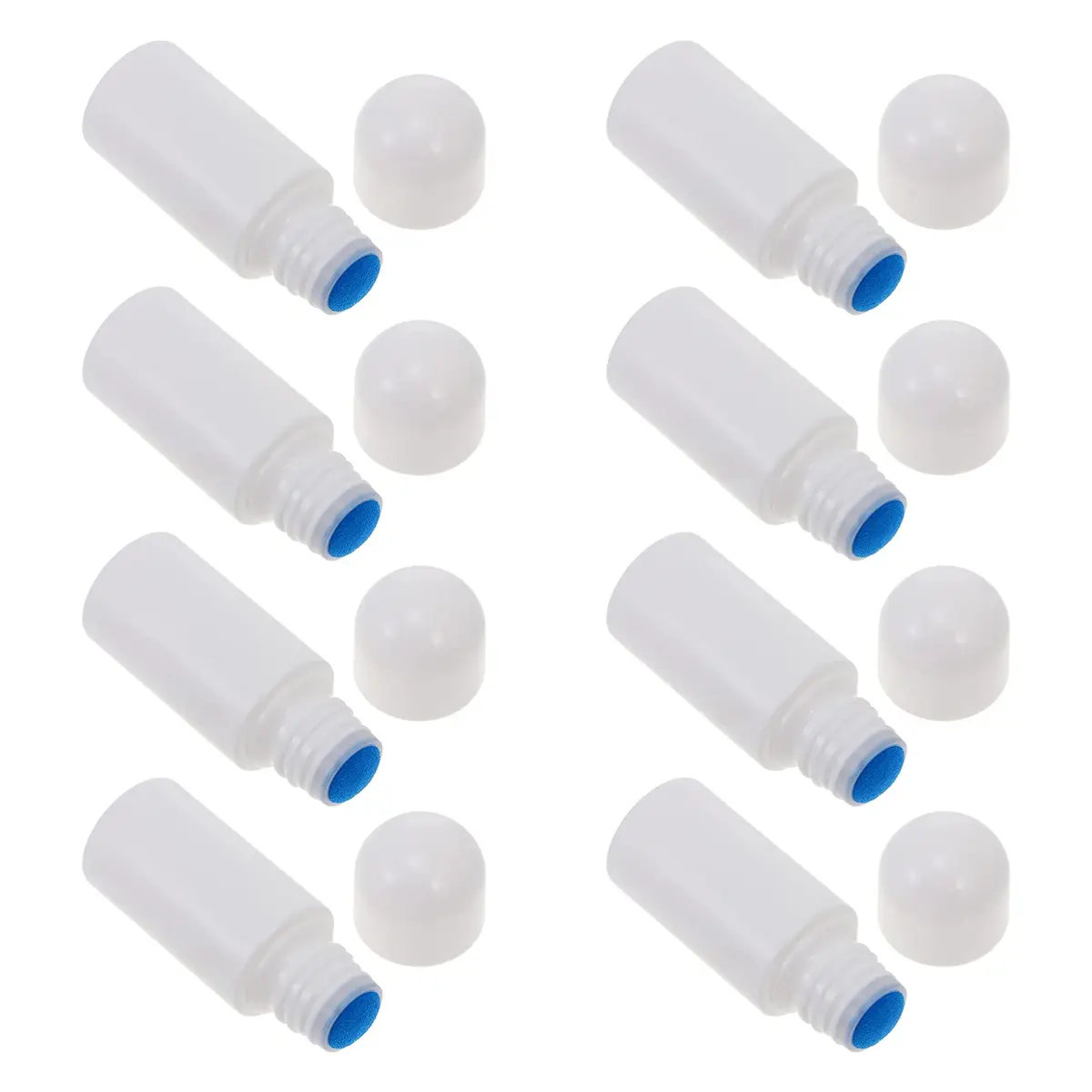 Lurrose Sponge Applicator Bottles 50ml (1.7 fl oz) Each | Pack of 8 Refillable Cosmetic Containers - main product image