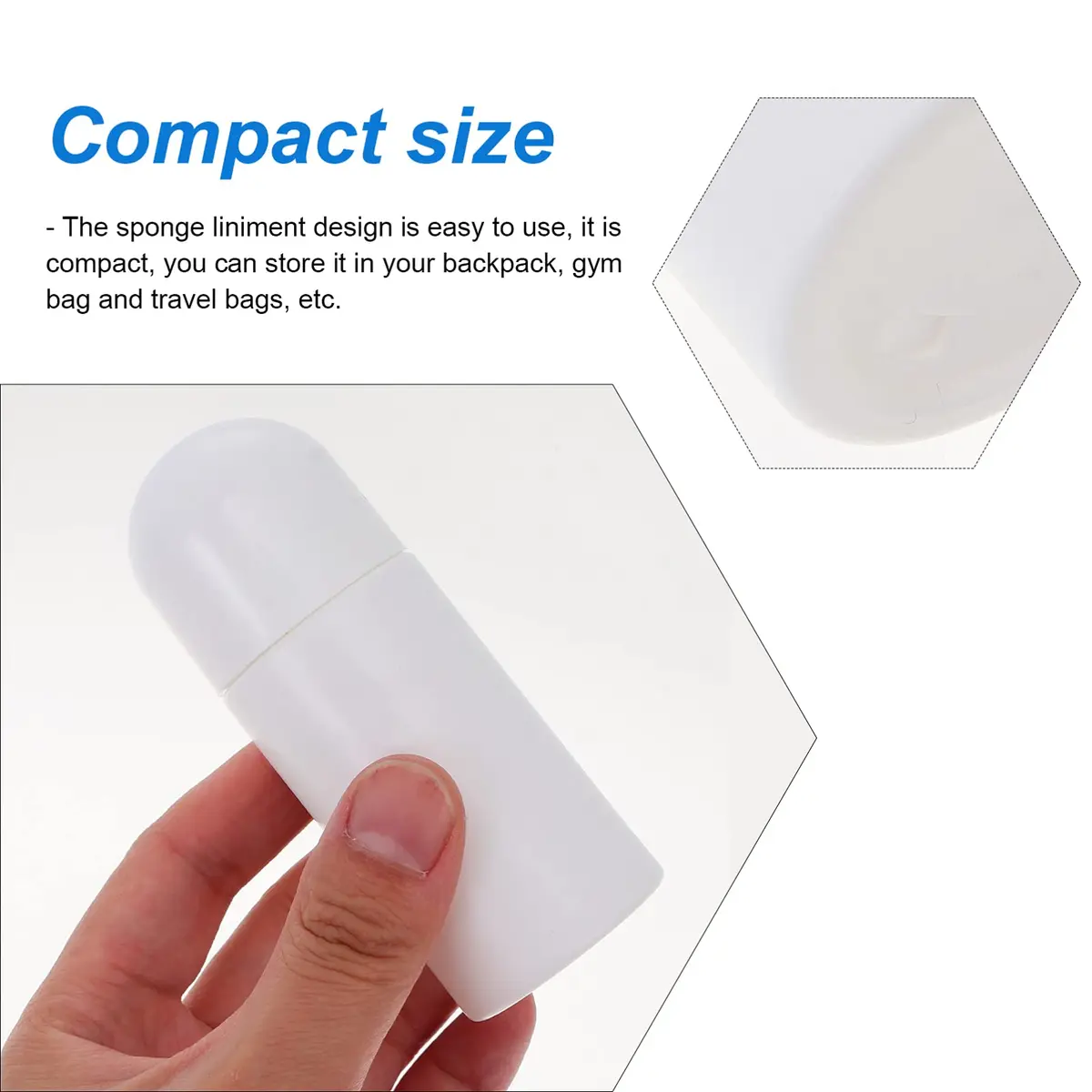 Lurrose Sponge Applicator Bottles 50ml (1.7 fl oz) Each | Pack of 8 Refillable Cosmetic Containers - view 5