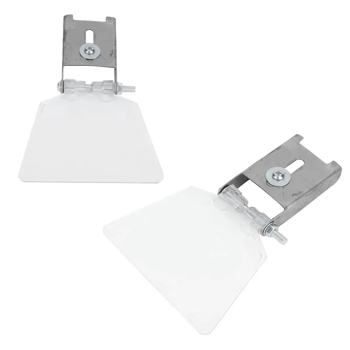 Longzhuo Bench Grinder Eye Shields 2 Pcs | 110mm (4.3in) x 78mm (3.1in) Stainless Steel Safety Guards - view 6