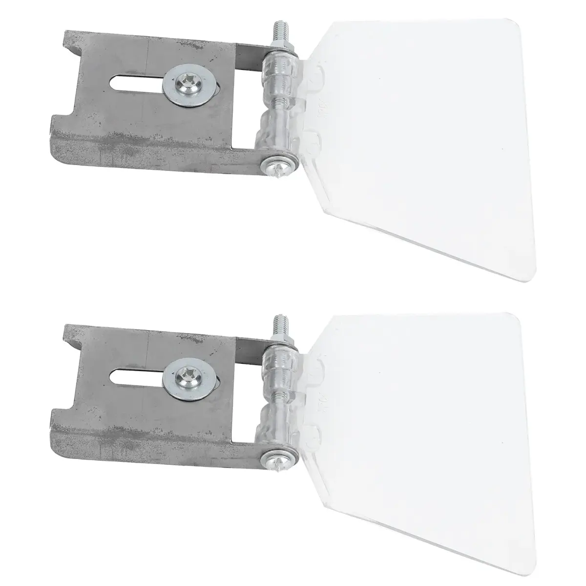 Longzhuo Bench Grinder Eye Shields 2 Pcs | 110mm (4.3in) x 78mm (3.1in) Stainless Steel Safety Guards - view 9