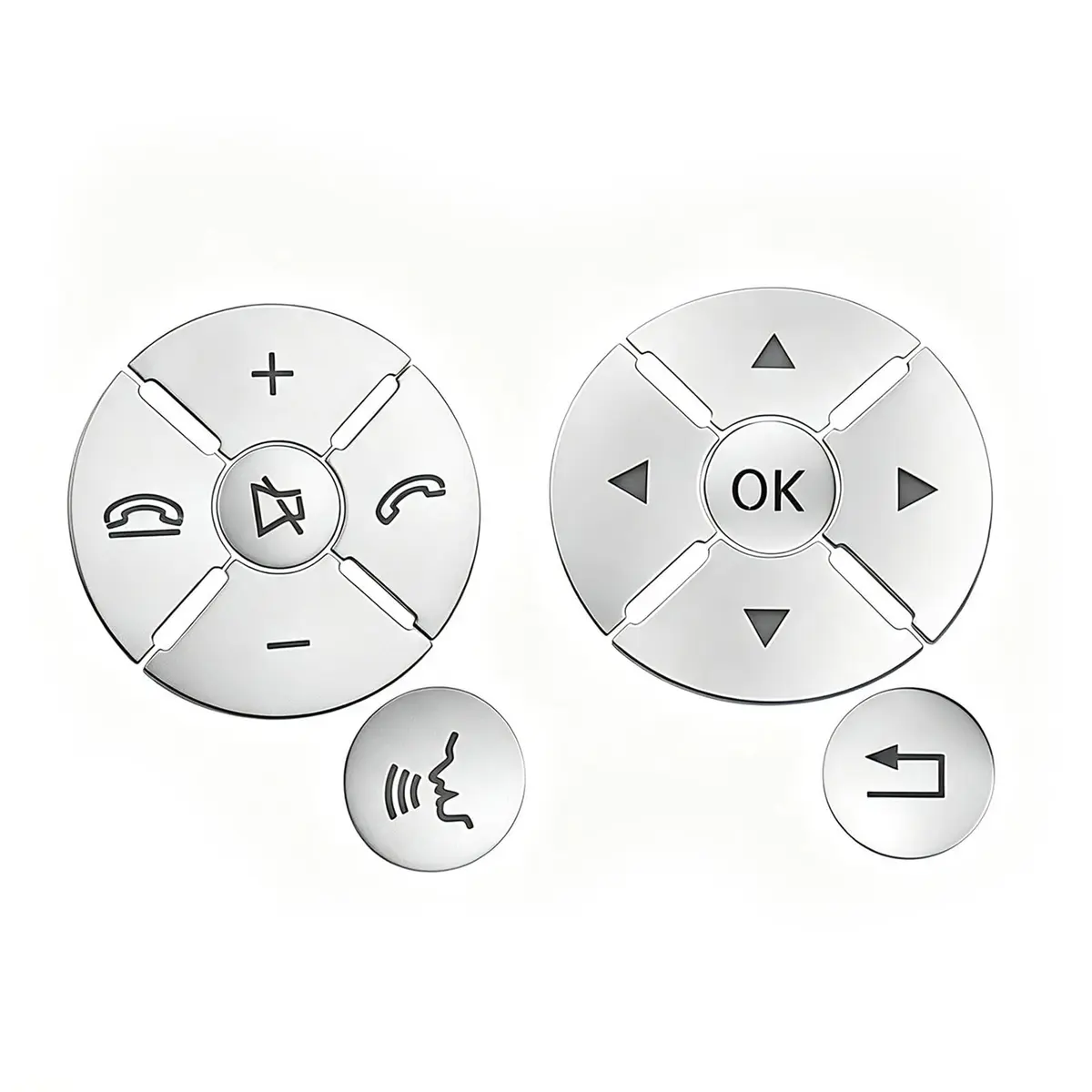 Moonlinks Steering Wheel Button Stickers for Mercedes C-Class W204 E-Class S-Class W221 GLK-Class X204 (12-Pack) - view 7