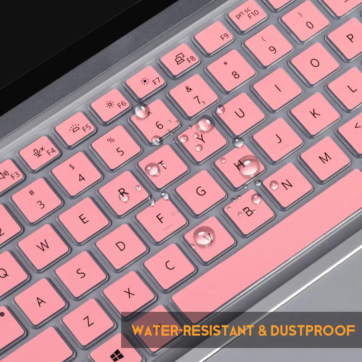 CaseBuy Pink Silicone Keyboard Cover for Dell Latitude 14" & 15.6" Laptops | US Layout Protector Skin - view 4
