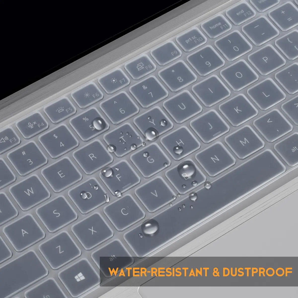 CaseBuy Clear Silicone Keyboard Cover for Dell Latitude 14"/15.6" Laptops | US Layout Protector Skin - view 5