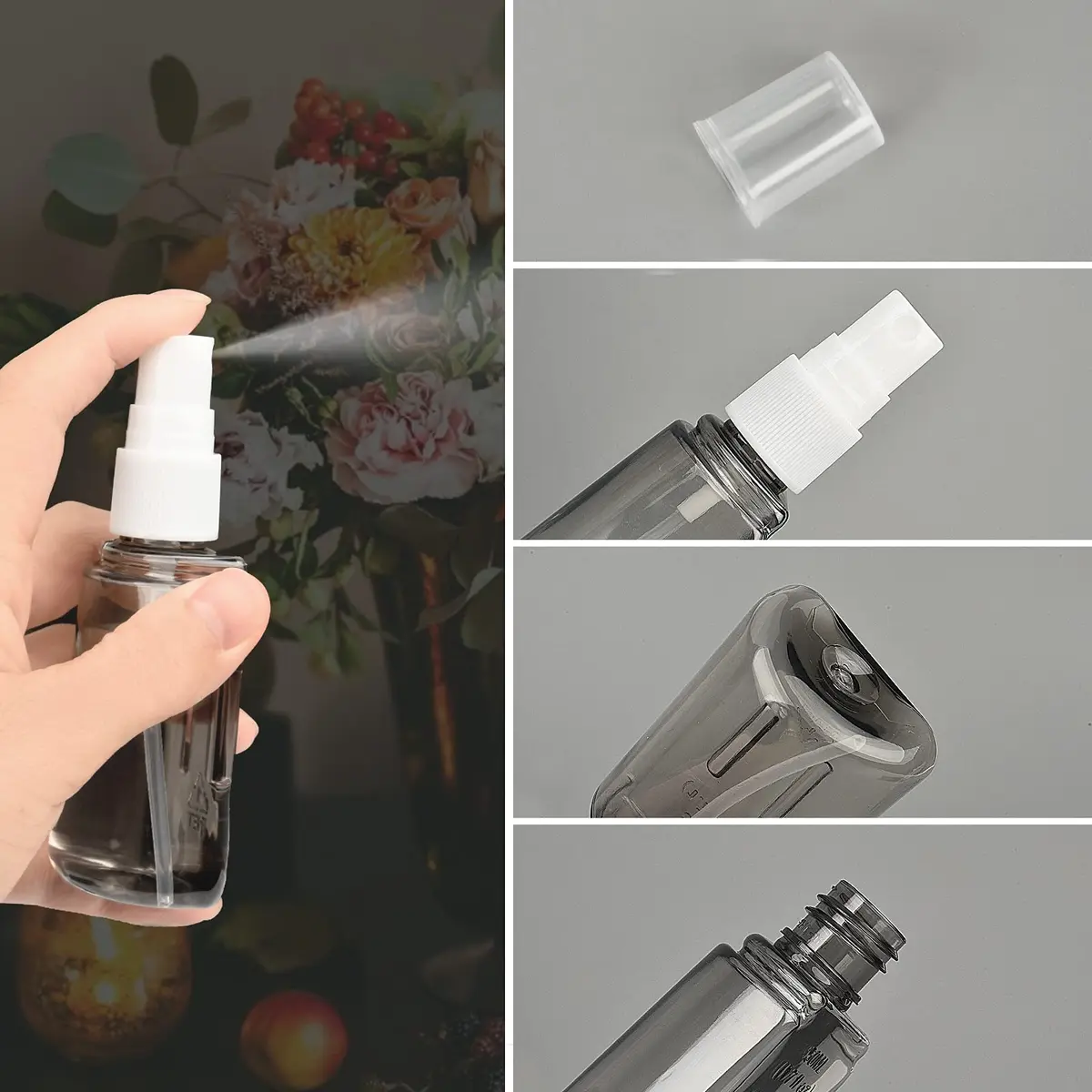 Bpluma Travel Bottles 1.7 oz (4 Pack) Leak Proof Silicone & PET Containers - view 4