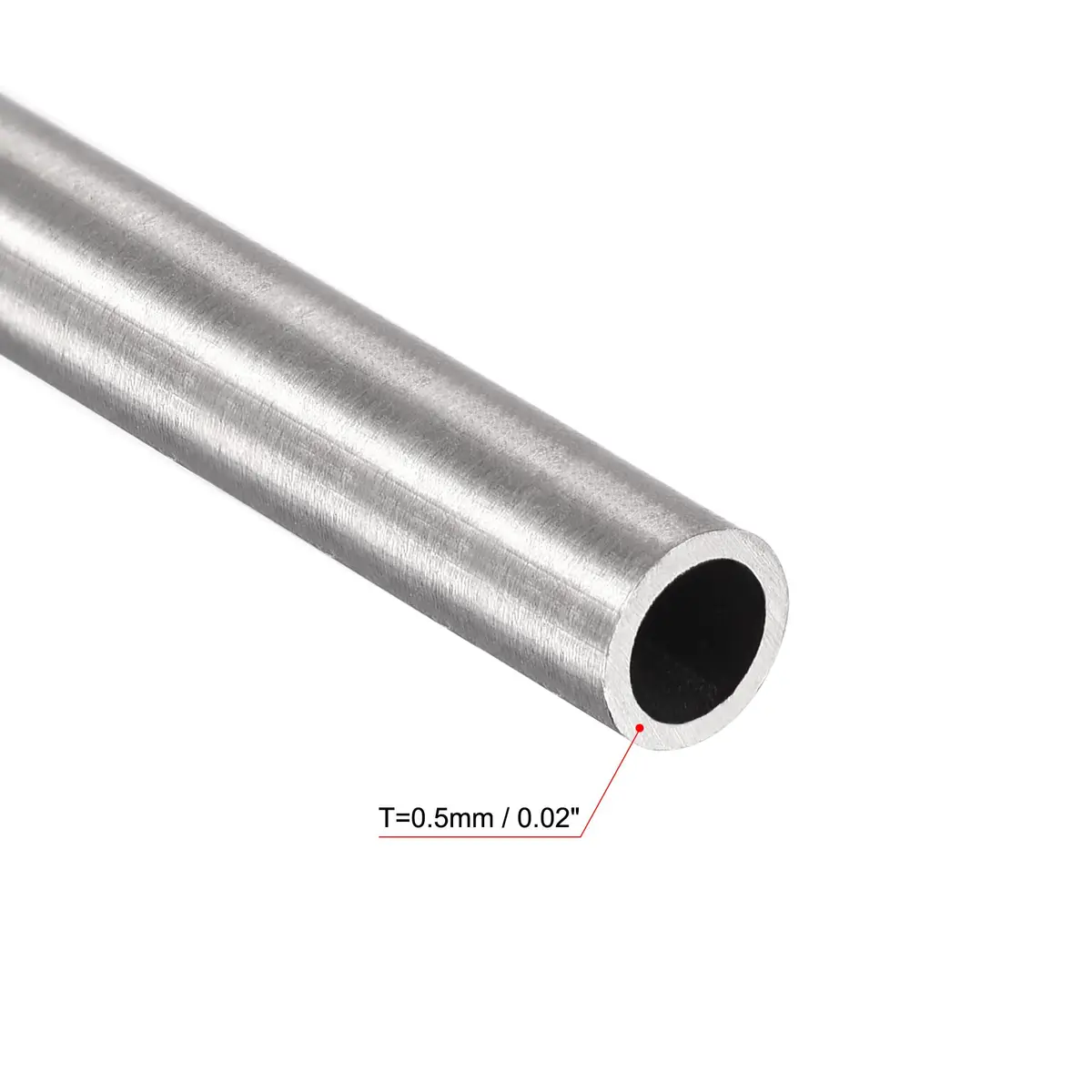 uxcell 304 Stainless Steel Round Tube 4mm OD 0.5mm Wall 300mm | Seamless, Durable, Precision-Grade - view 3