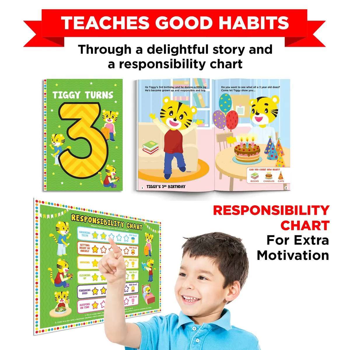Learnabee Educational Toys & Games for 3 Year Olds | Screen-Free Fun & Learning (257.18 cubic inches, Multicolor) - view 3