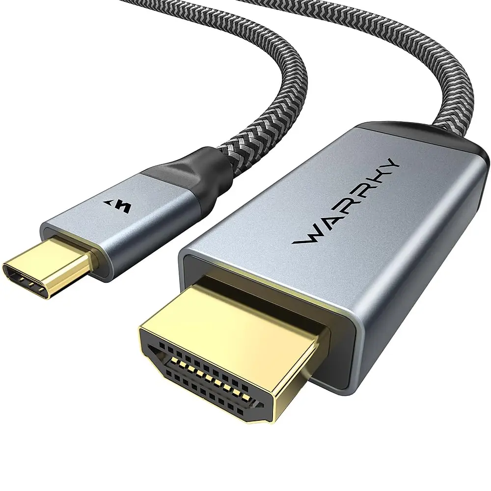 Warrky USB C to HDMI Cable 1m (3.3ft) 4K@60Hz HDR | High-Speed Data Transmission for Laptops and Phones - main product image