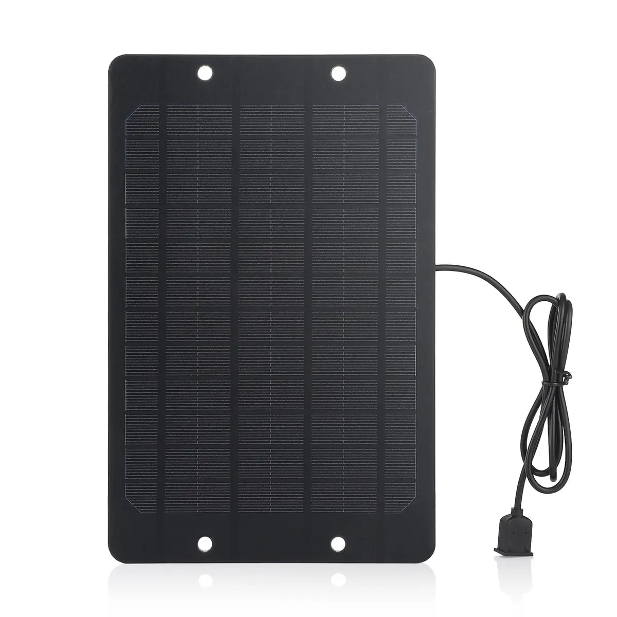 Soshine 6W Mini Solar Panel Charger 25.9cm (10.6") | 5V USB Output for Devices - main product image