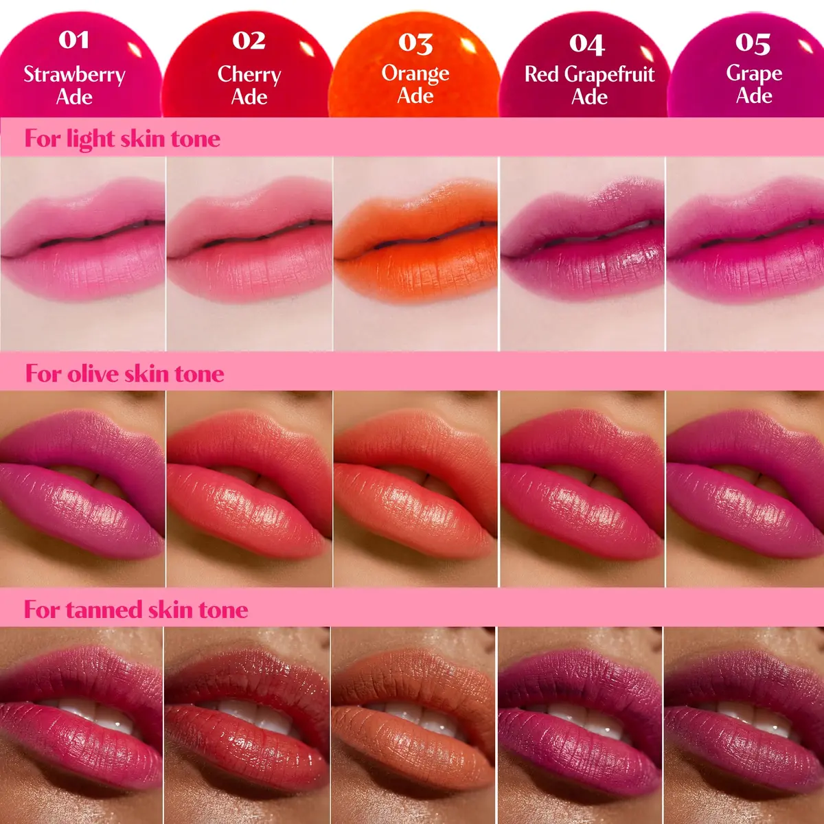 ETUDE Dear Darling Water Tint Lip and Cheek Stain, Strawberry Ade, 9g | Smudge-Proof & Long-Lasting Lip & Cheek Color - view 3