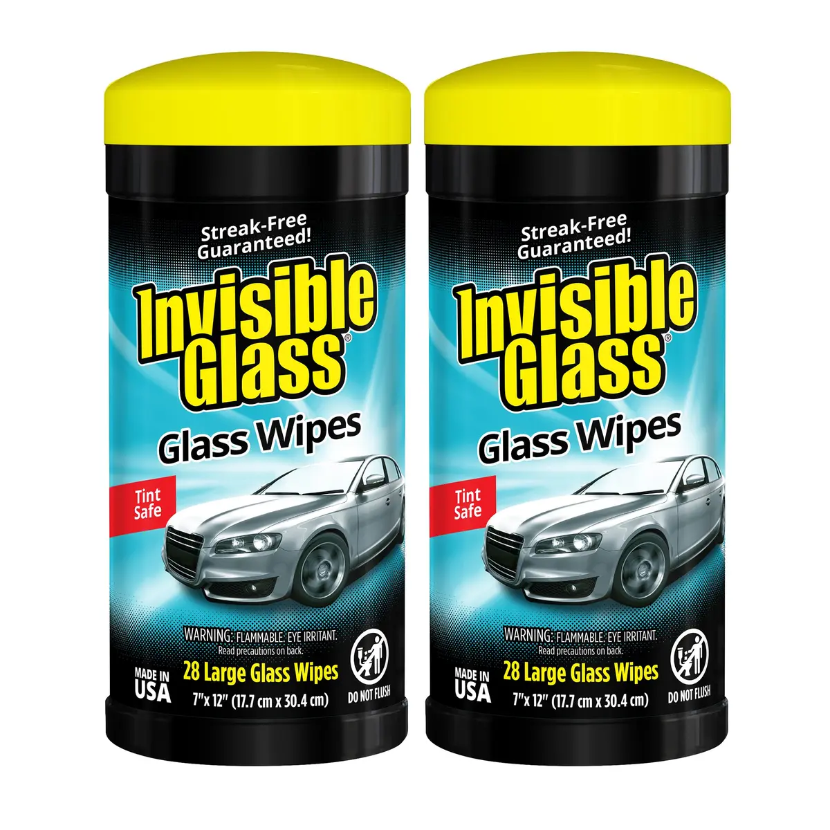 Invisible Glass Auto Glass Cleaning Wipes 56 Count (Pack of 2) | Streak-Free & Ammonia-Free for All Car Windows - main product image