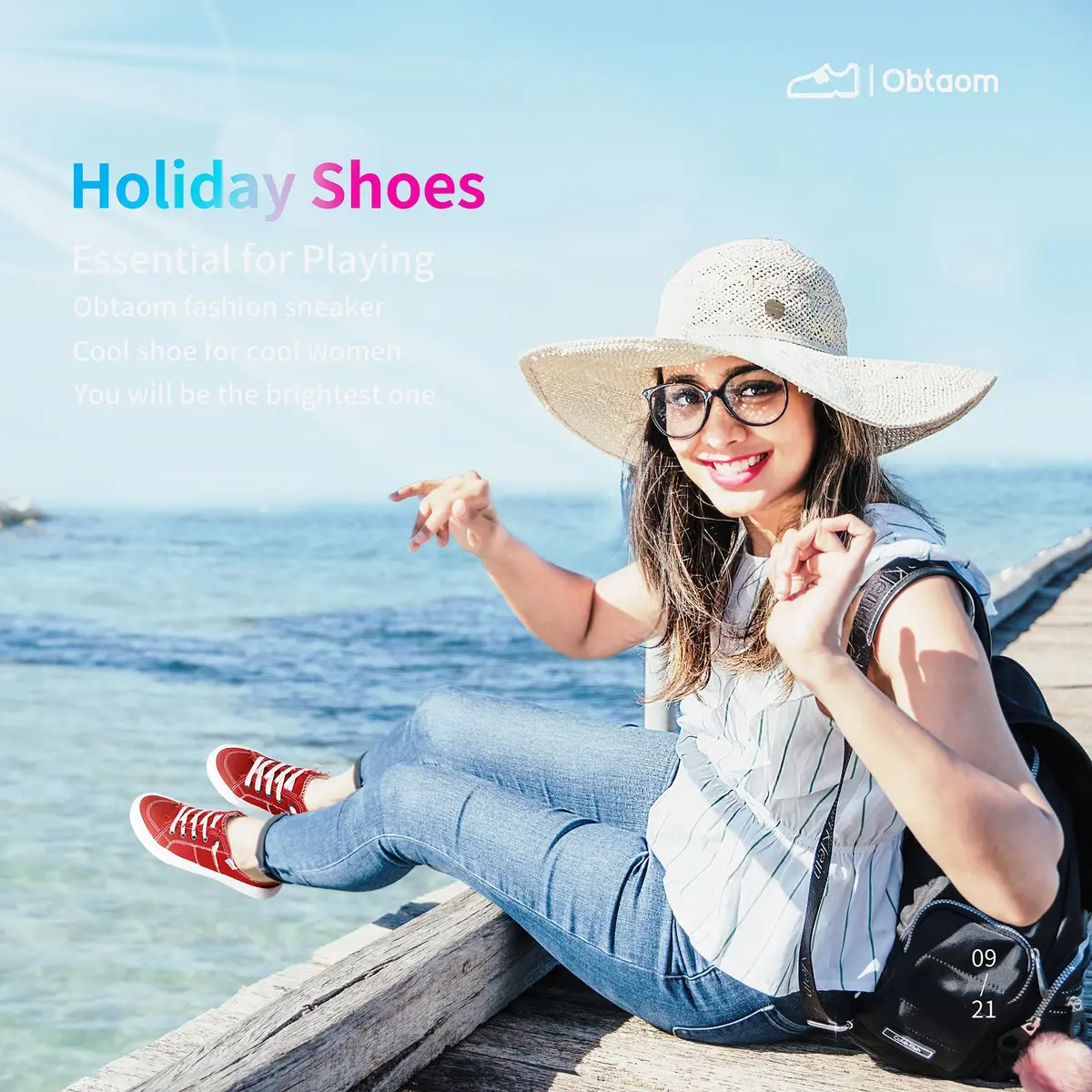 Obtaom Women Canvas Mules Memory Foam Clipper Fashion Sneakers Comfortable Slip-On Mule Backless Shoe (Red Canvas US6) - view 5